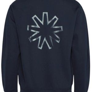 NWT Rains Track Sweatshirt Size XS Sun Logomark On Back